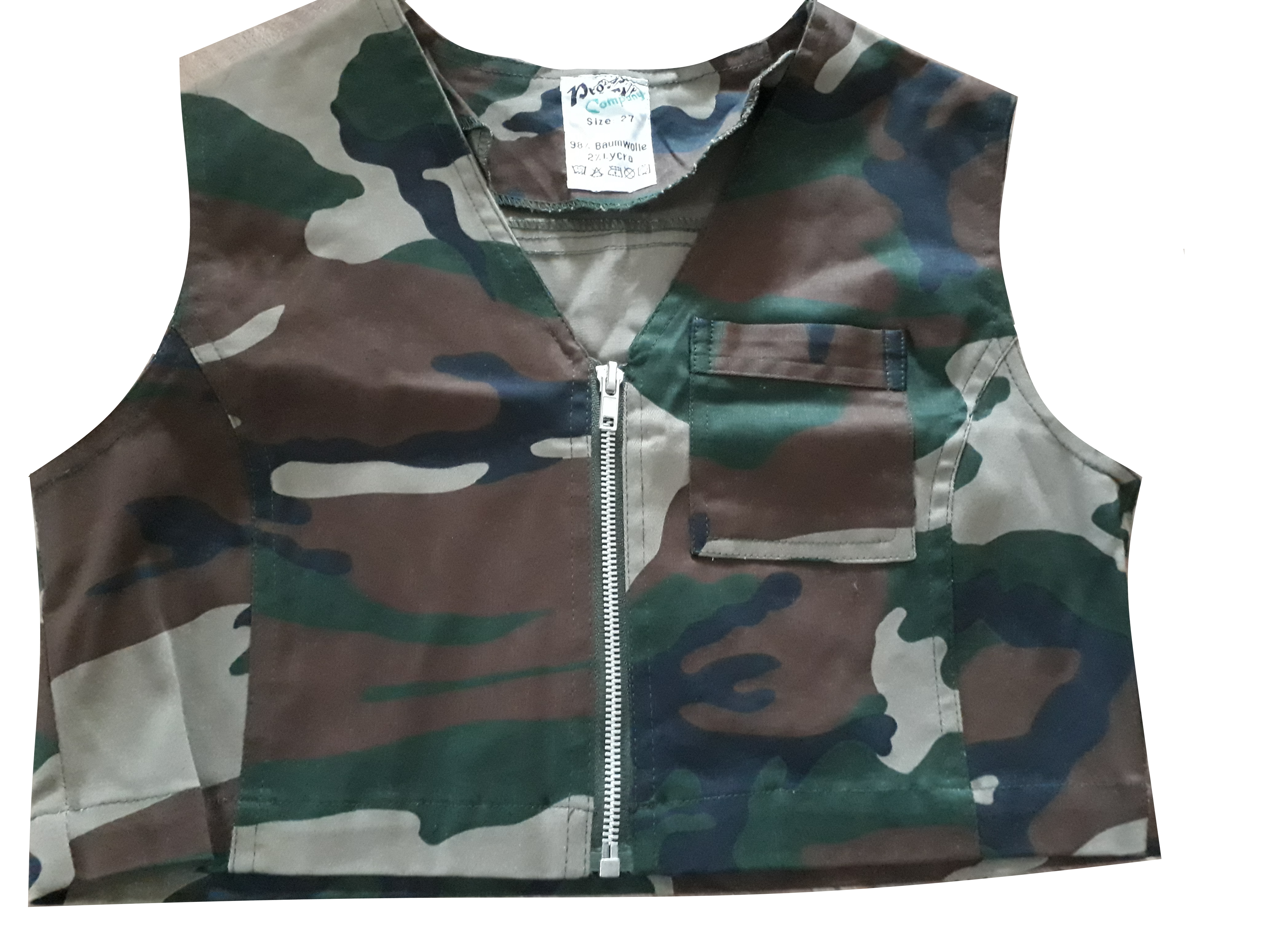 Damen Tarn-Weste Gr. 34 (XS)