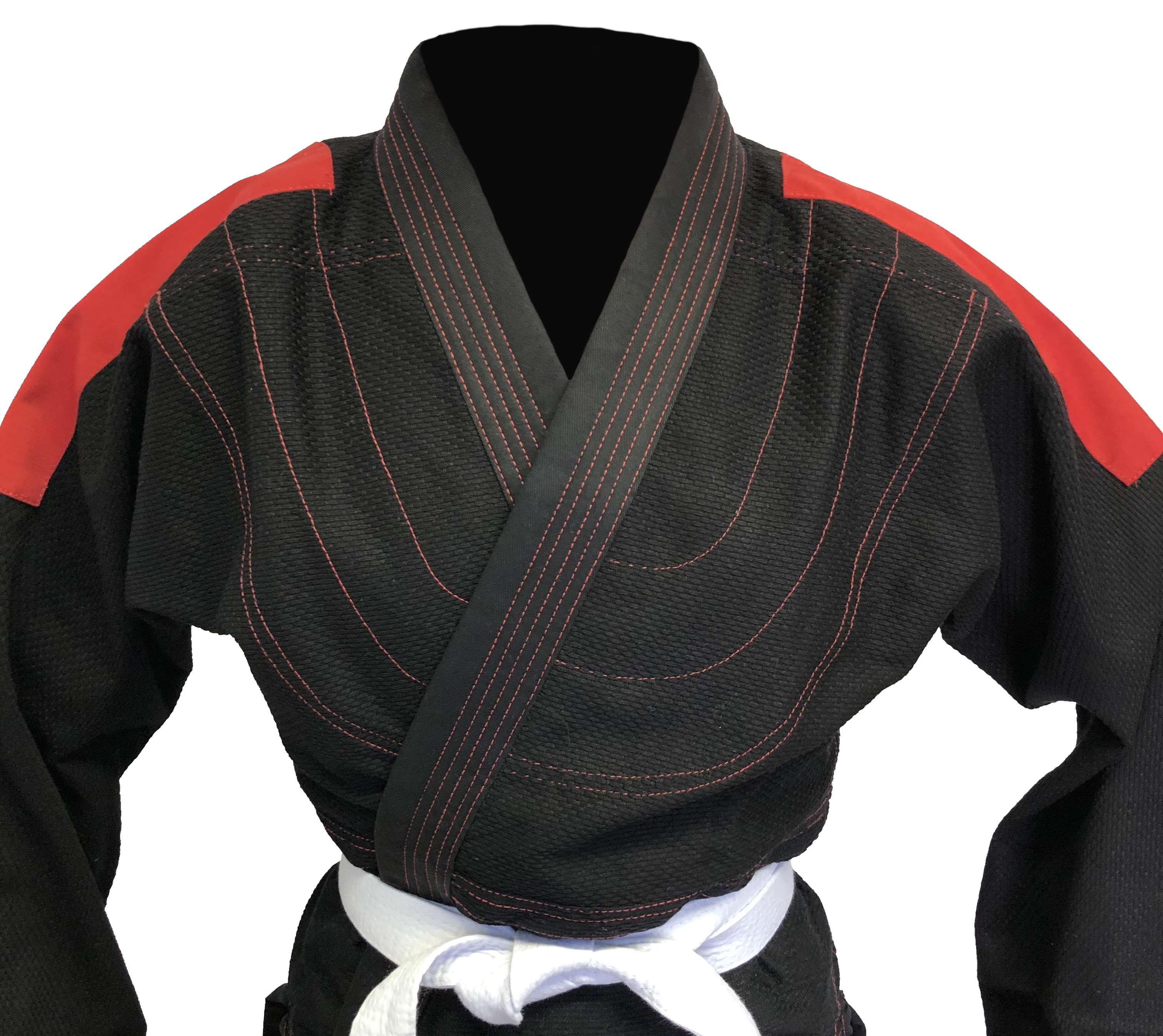 Budodrake Judoanzug Black-Red