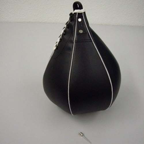 Boxbirne, schwarz Kunstleder (ohne Speedball-Haken)