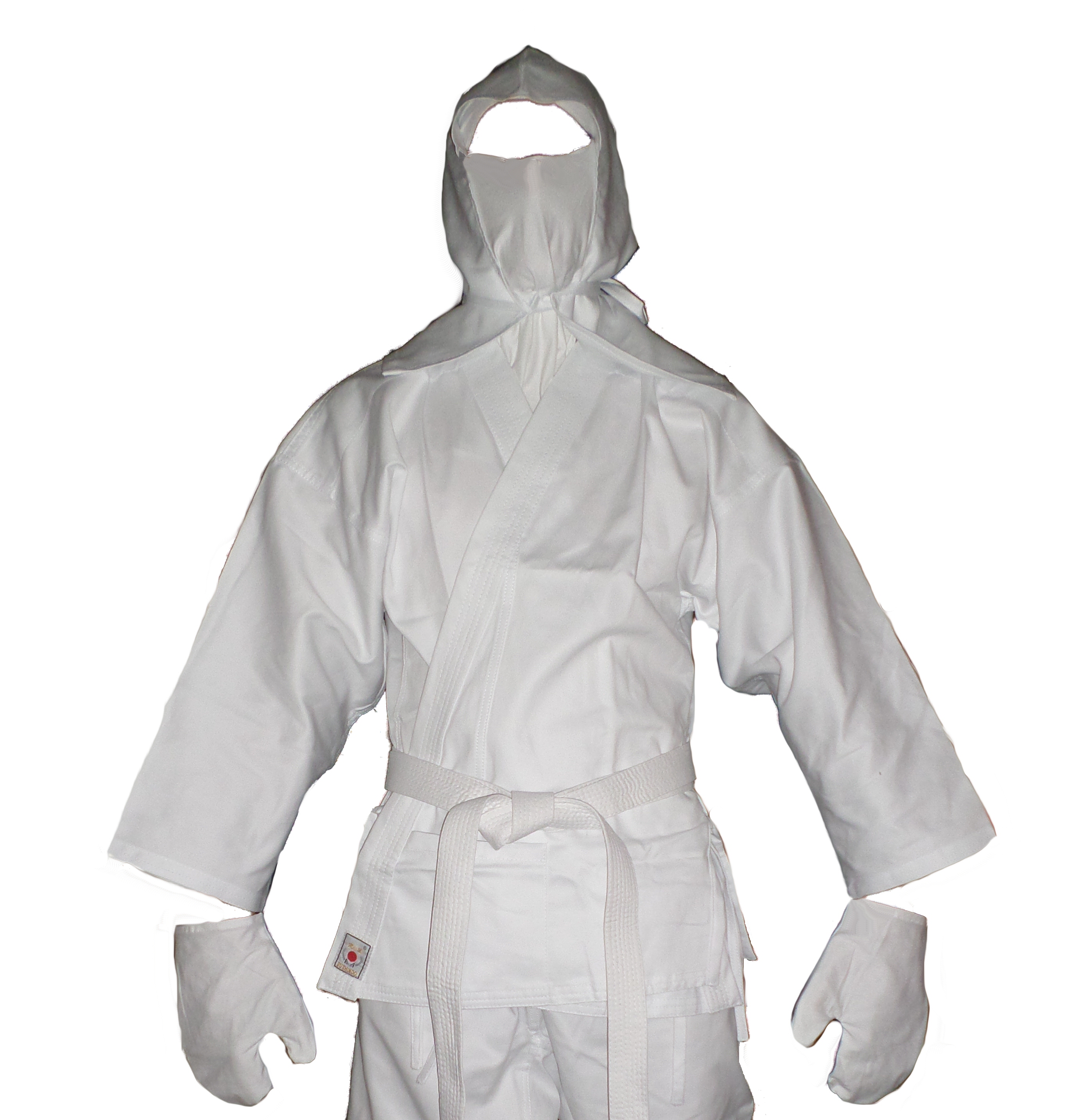 Ninjutsu / Ninja-Anzug Standard mit Kopfmaske, weiß (SALE%) 150