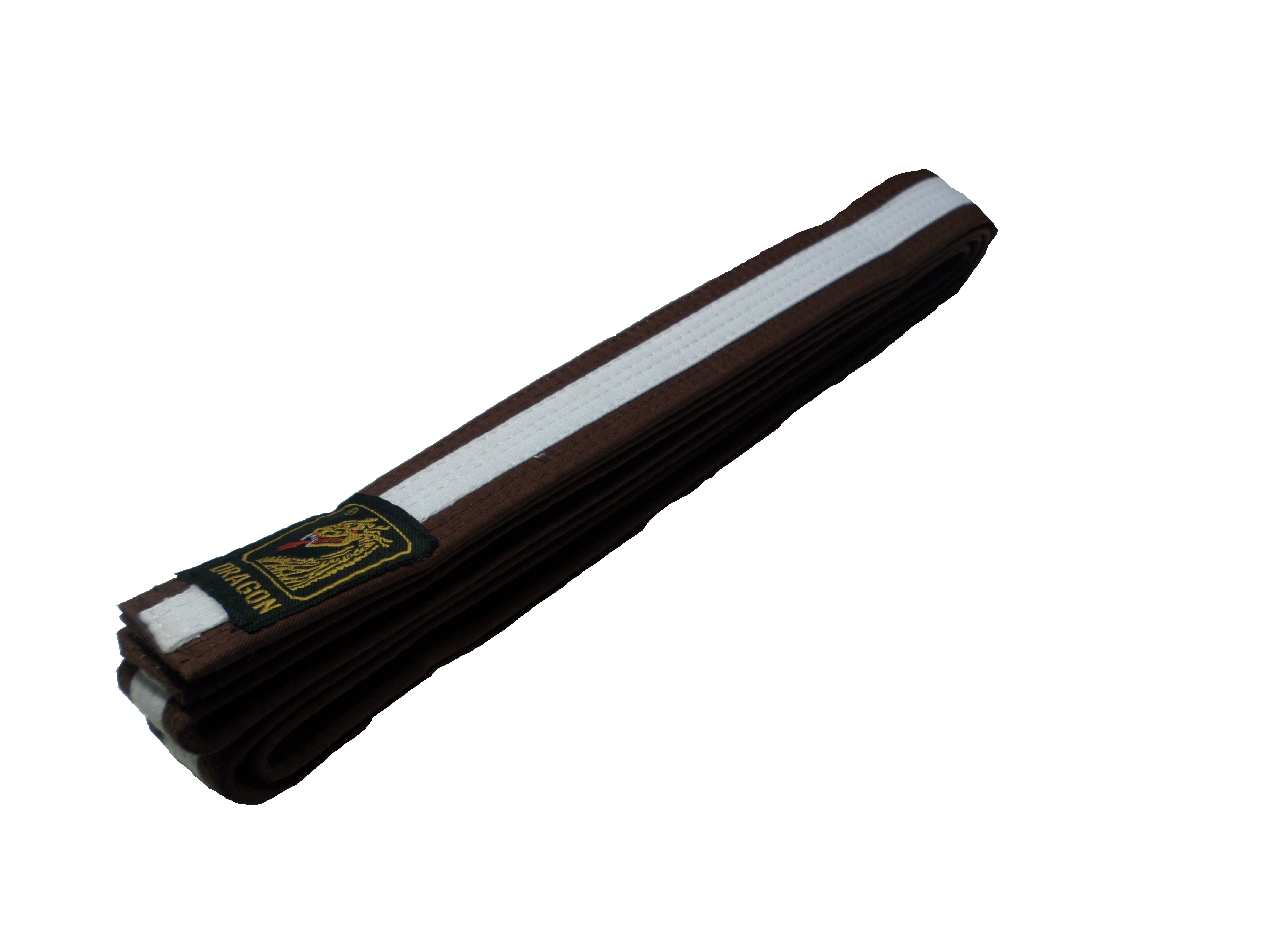 GÜRTEL Braun Weiß Braun Mittelstreifen 330