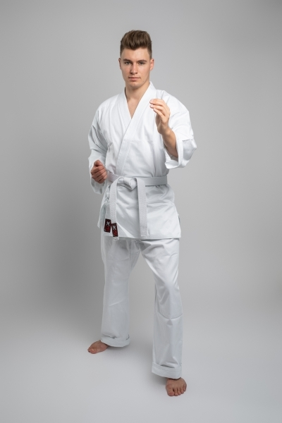Karateanzug Bushido weiß 8 oz