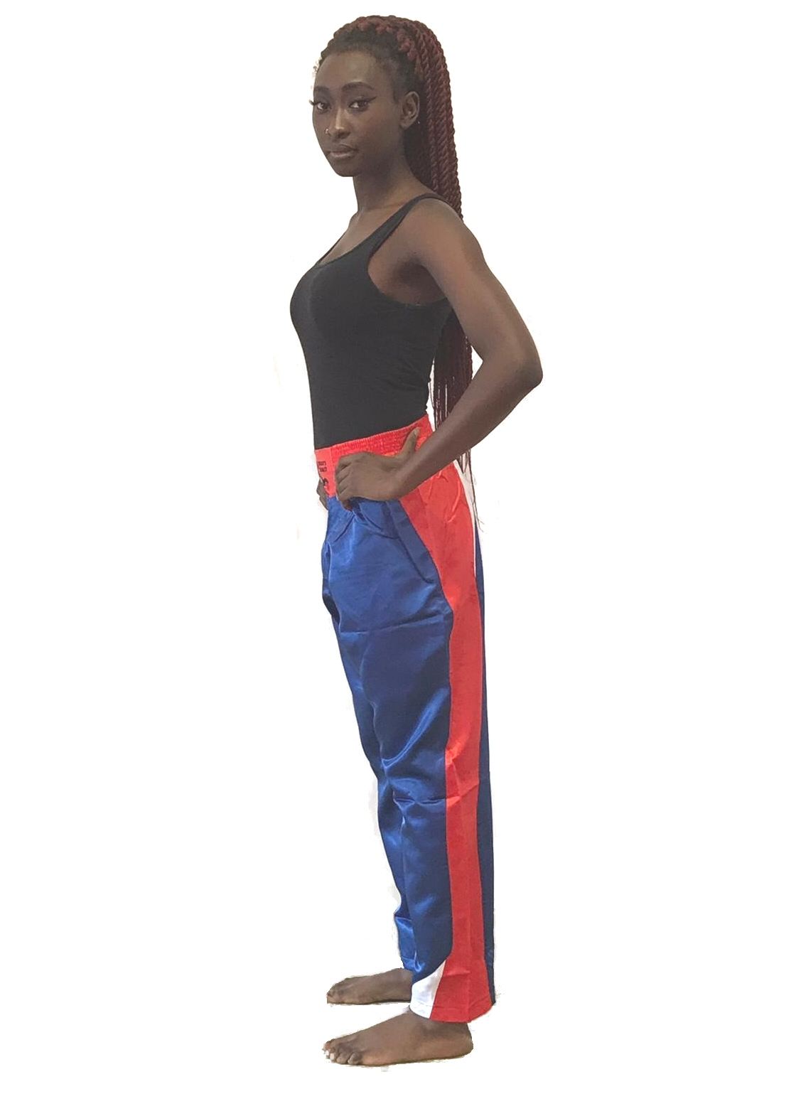 Kickboxing Hose, blau-rot-weiß (%SALE)