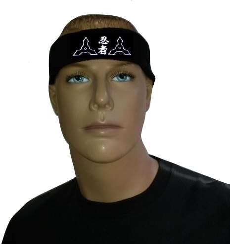 Stirnband schwarz Shuriken