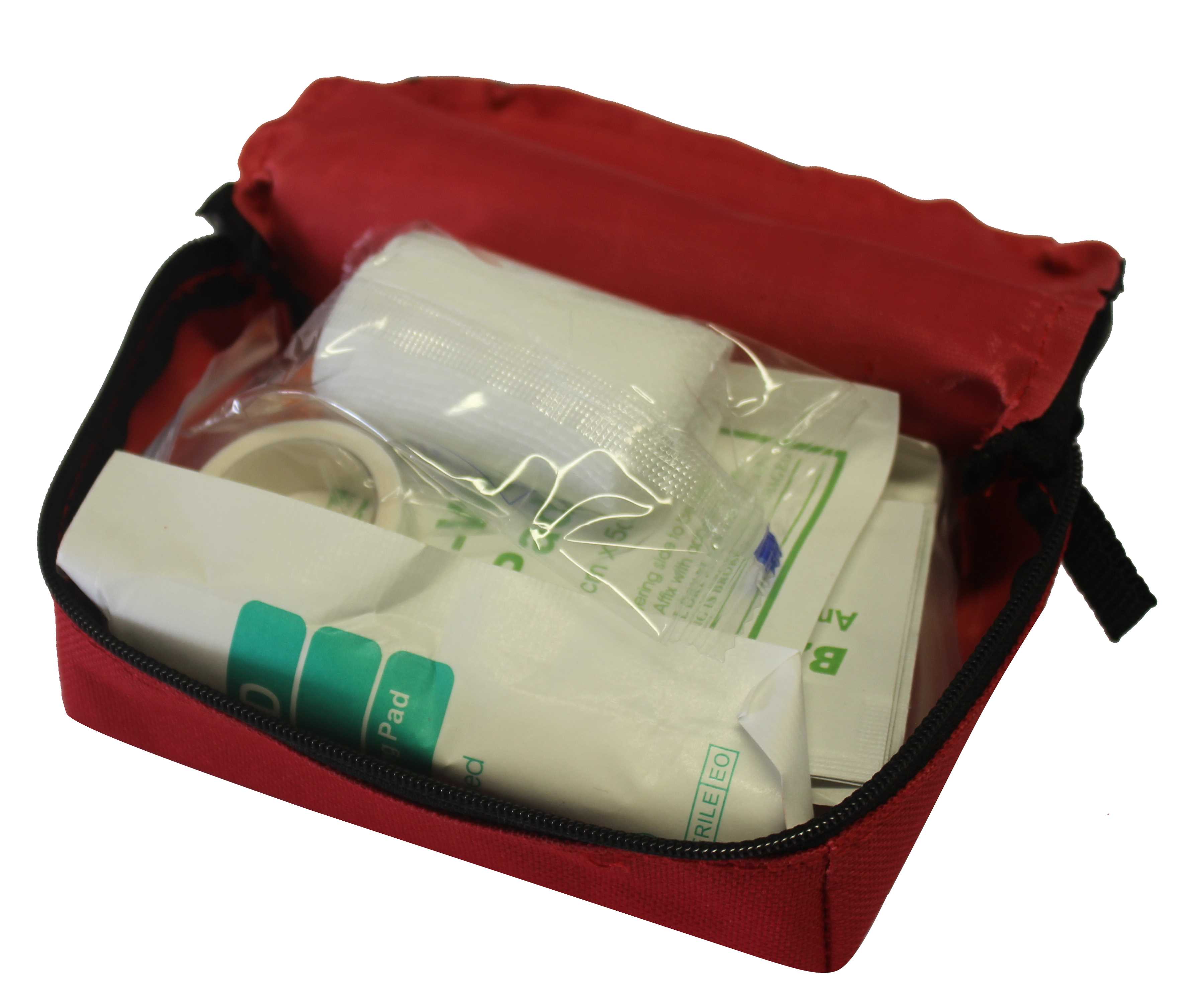 Erste Hilfe Kit rot, kleine Tasche