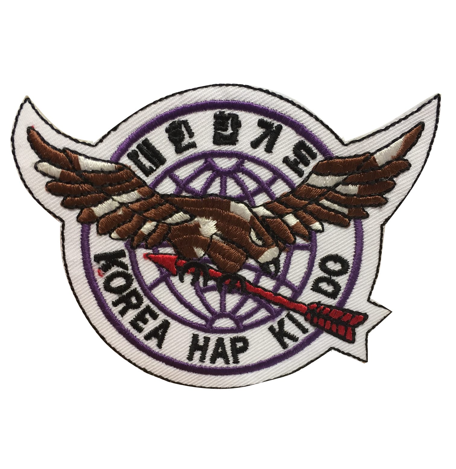 Korea Hap Ki Do Aufnäher Standard 9 cm
