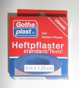 SALE% Heftpflaster standard mit Euro-Aufhänger (5 m x 1,25 cm 04092045)