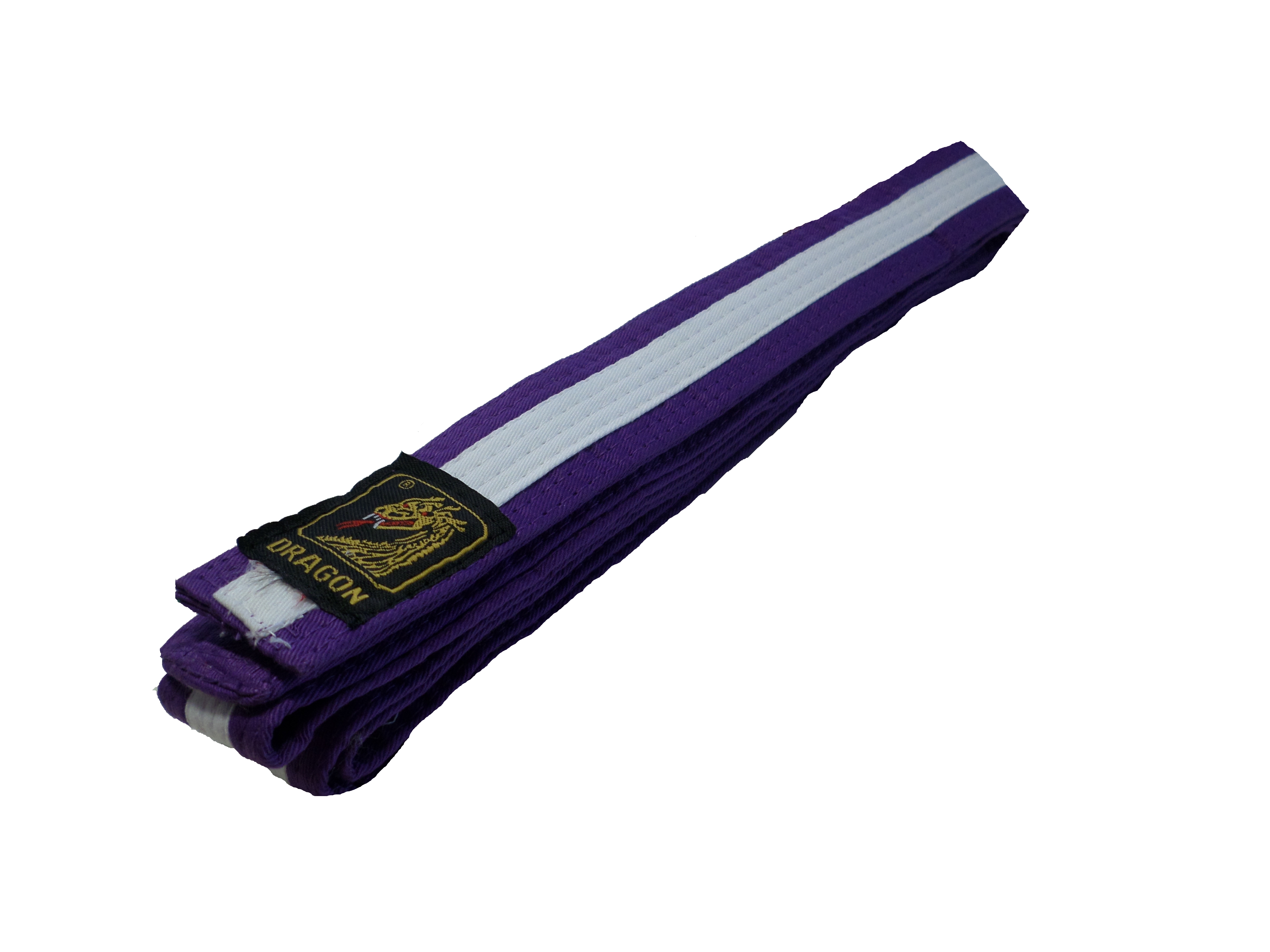 GÜRTEL Violett Weiß Violett Mittelstreifen 330