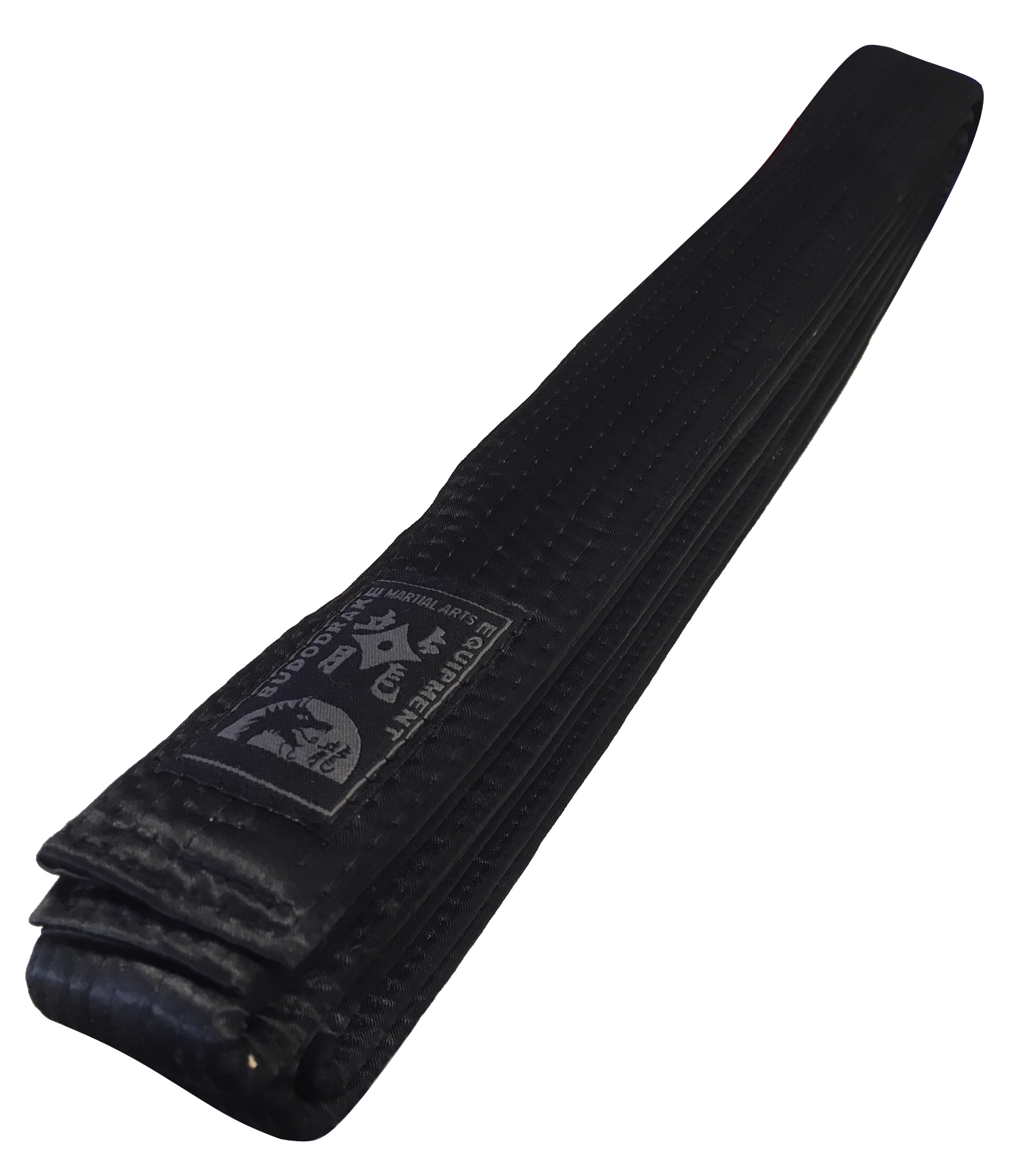 Schwarzgurt Budodrake Black Edition First Class Kunstseide 400 mit Bestickung