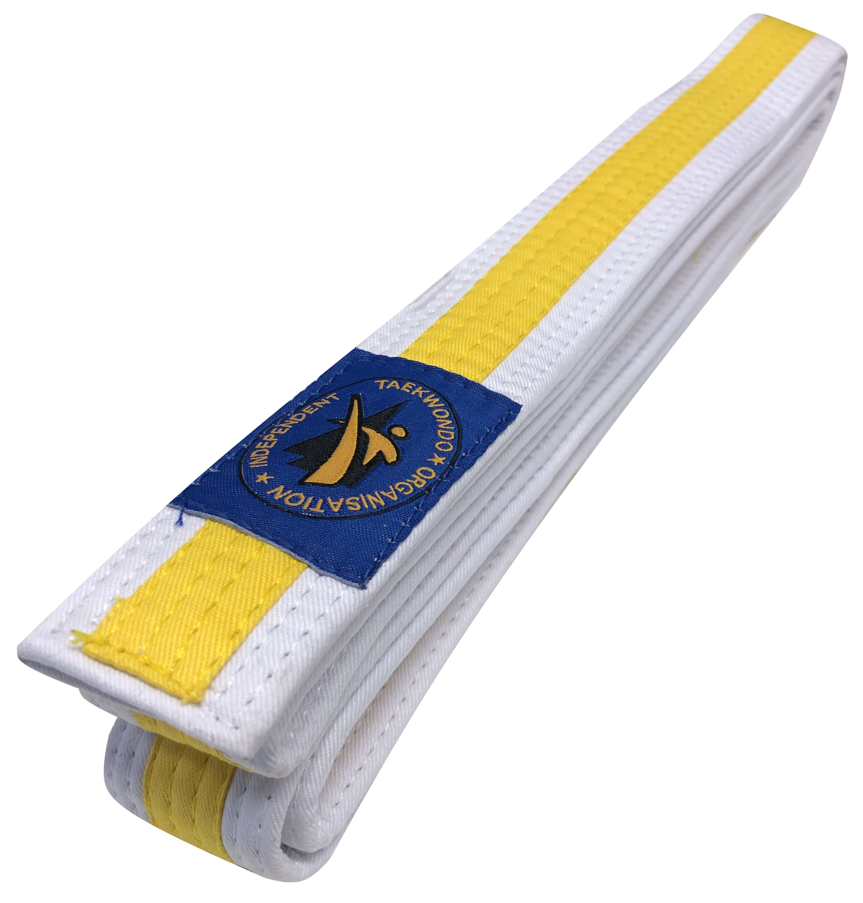 ITO Gürtel weiß-gelb