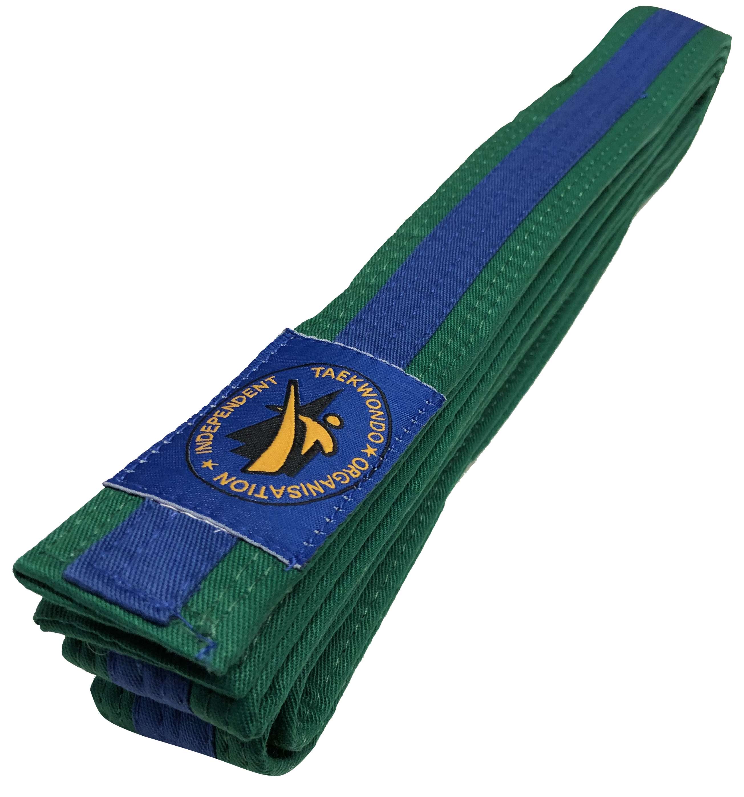 ITO Gürtel grün-blau Mitteilstreifen