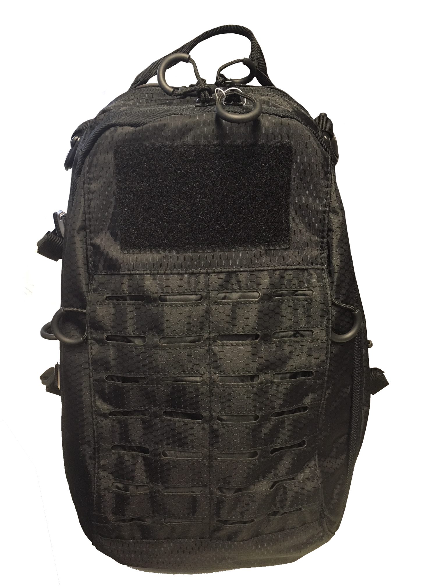 Instructor Rucksack schwarz mit Klett