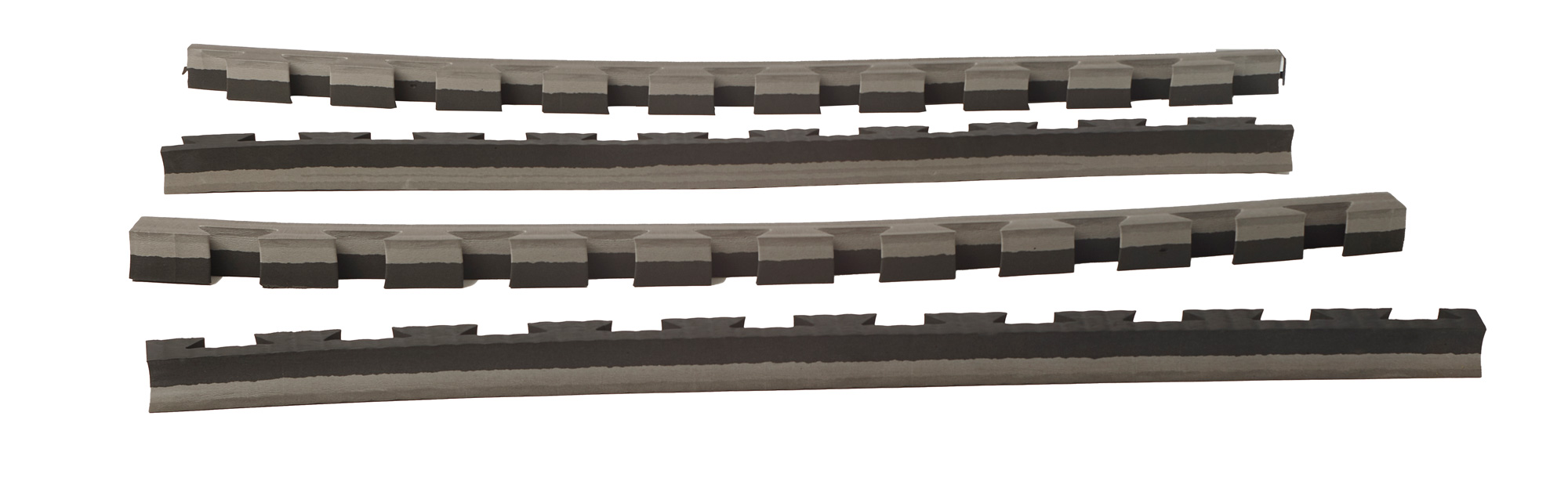 SET: Kampfsportmatten Wendematte VERZAHNT / 100 x 100 x 4cm / SCHWARZ-GRAU