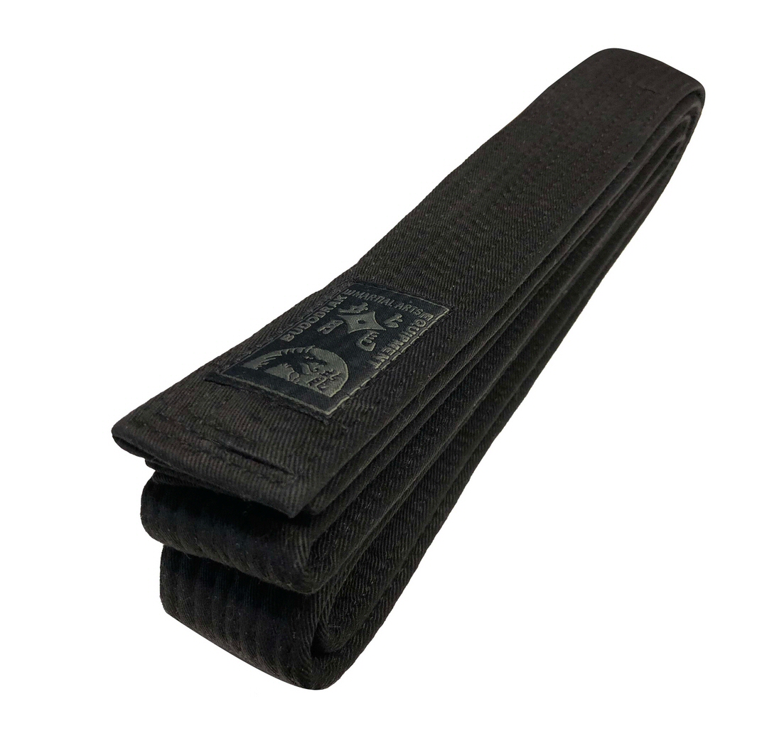 Schwarzgurt Budodrake Black Edition First Class Baumwolle