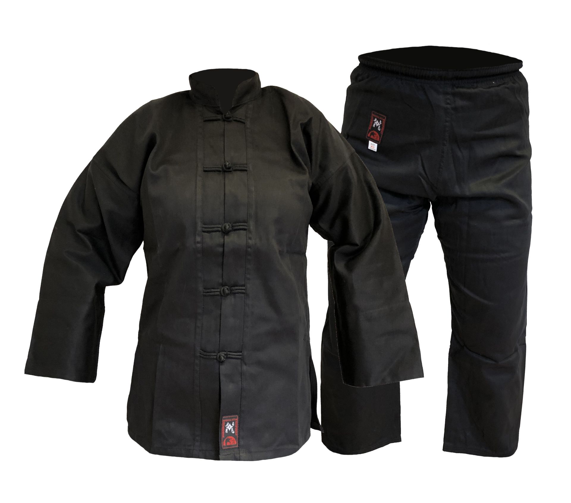Taiji Anzug Satin schwarz , sehr leicht