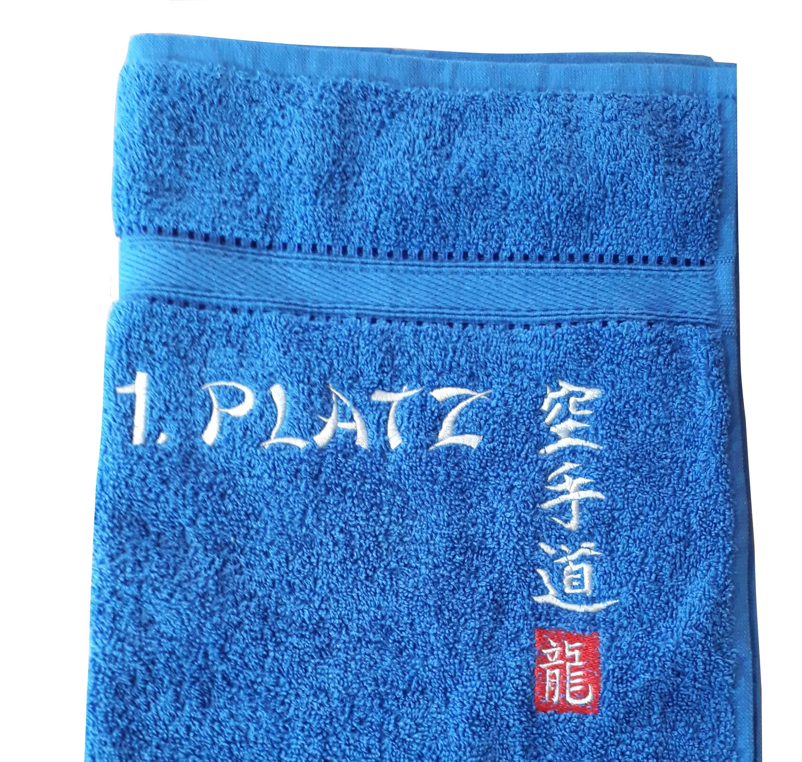 Handtuch blue silver spezial Karate-Do 1.Platz (%SALE)