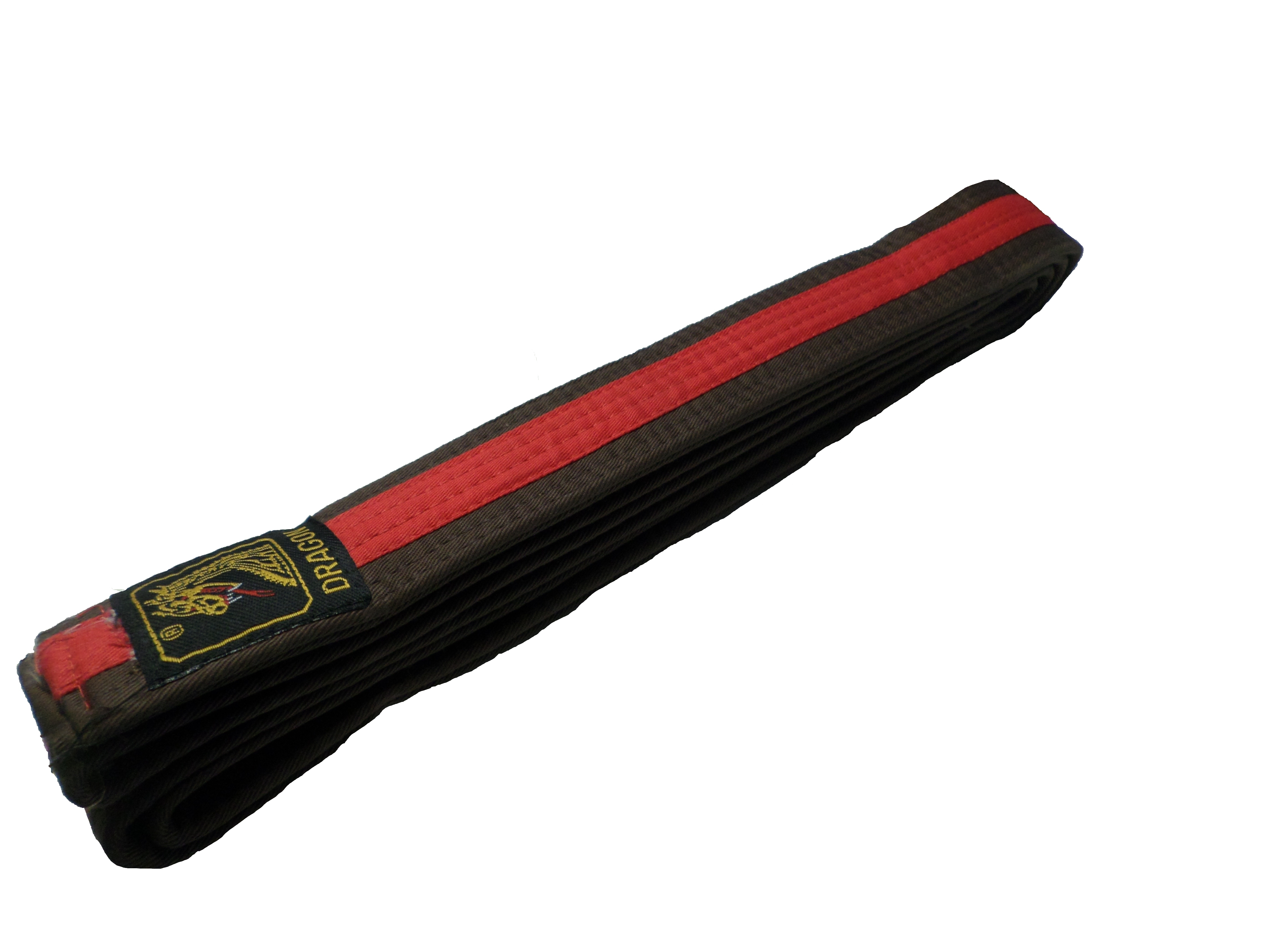 GÜRTEL Braun Rot Braun Mittelstreifen 350