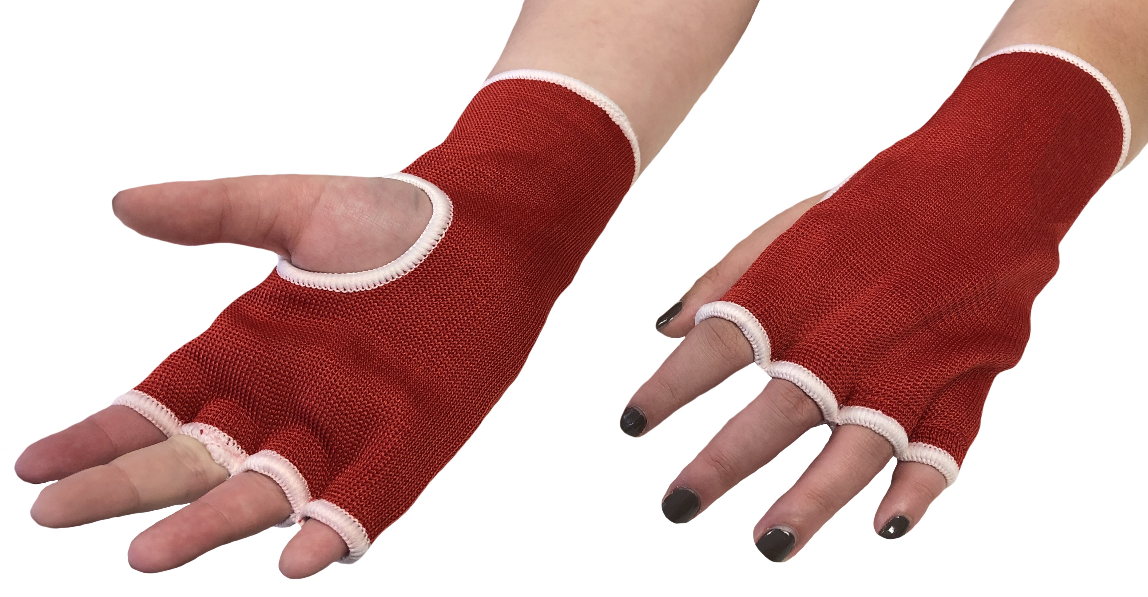 Innen-Boxhandschuh / Schlupfbandagen rot XL