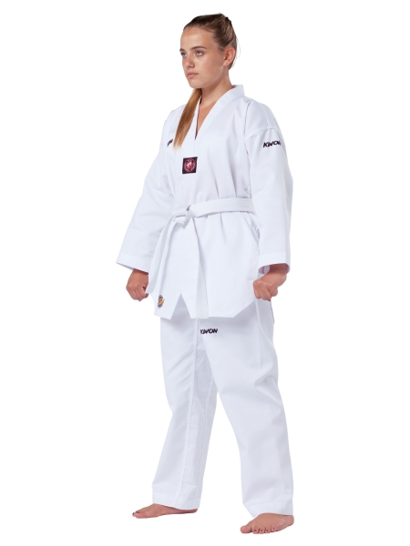 KWON(R) Taekwondo Anzug VICTORY, weißes Revers Gr. 150 (%SALE)