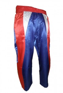 Kickboxing Hose, blau-rot-weiß (%SALE)