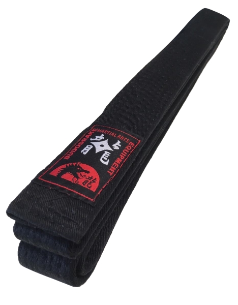 Kampfsport Schwarzgurt Baumwolle 4cm Black Belt