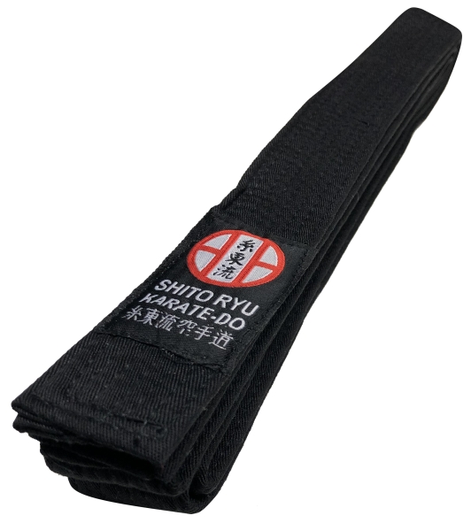 Shito-Ryu Karate Schwarzgurt, schwarzer Gürtel