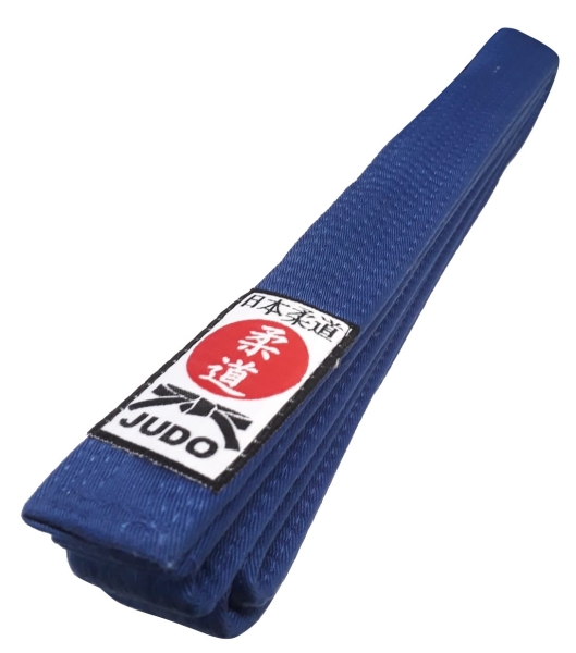 Judogürtel blau mit Judo-Label
