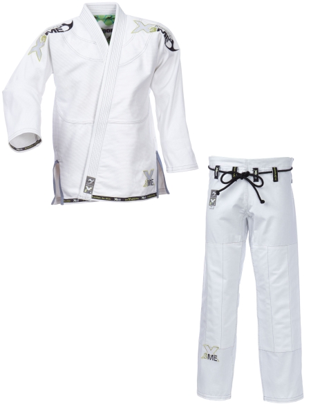 BJJ Anzug EXTREME 2.0 C16 WHITE/LIME Gr. A4 170 - 180cm (SALE%)