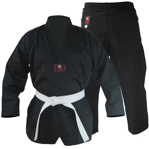 Taekwondo-Anzug schwarz Korea Black