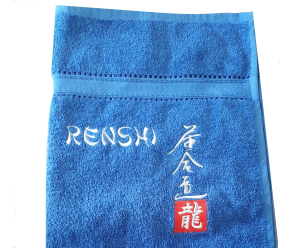 Handtuch blue silver spezial Iaido Renshi (%SALE)