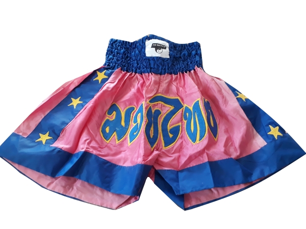 Thaiboxing Shorts rosa/blau Gr.S (%SALE)