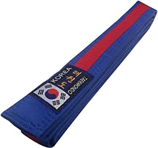 Korea Taekwondo Gürtel blau-rot Mittelstreifen