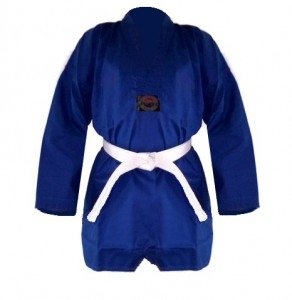 Taekwondo Jacke blau Baumwolle
